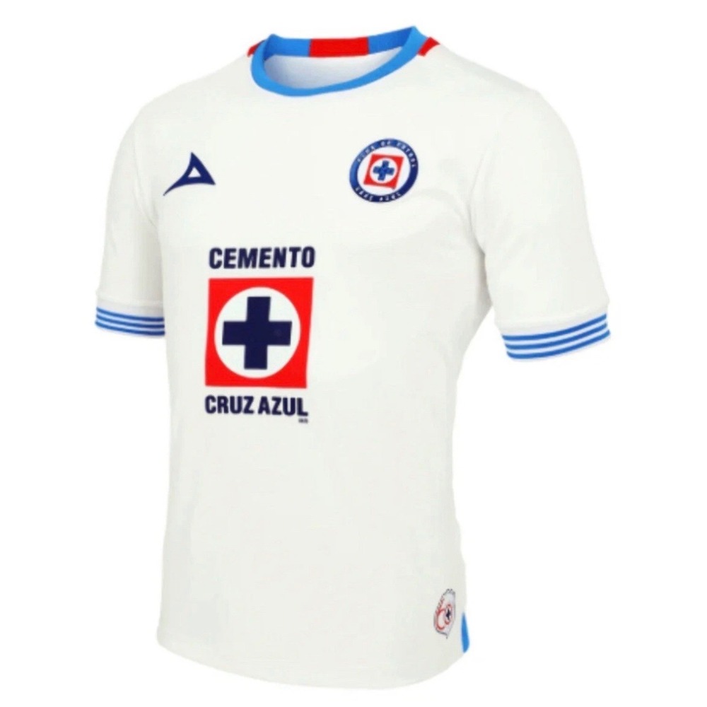 Pirma‎ Cruz Azul 2024-2025 Away Jersey White Soccer Shirt 60th Anniversary 3XL
